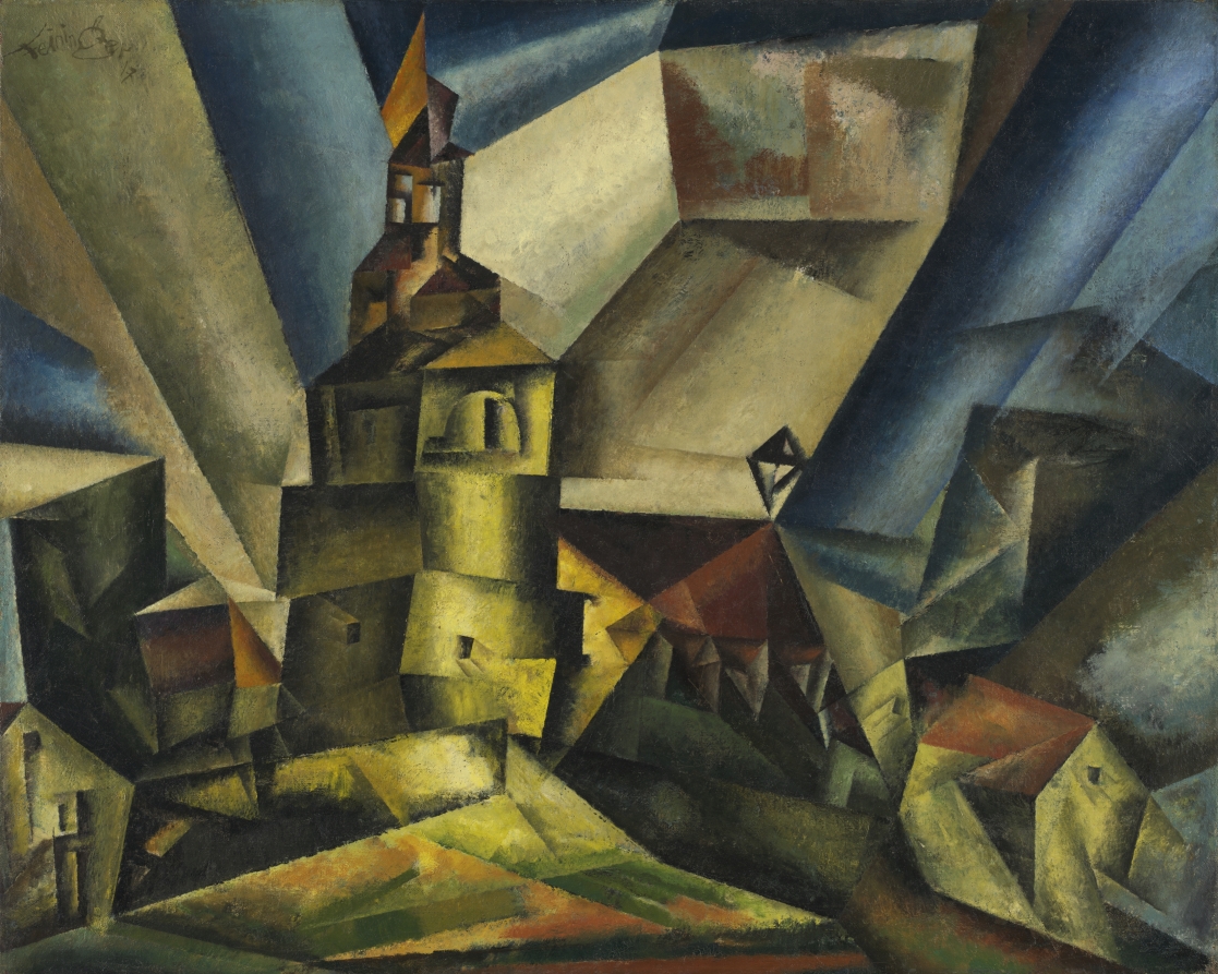 Markwippach, Lyonel Feininger, 1917
