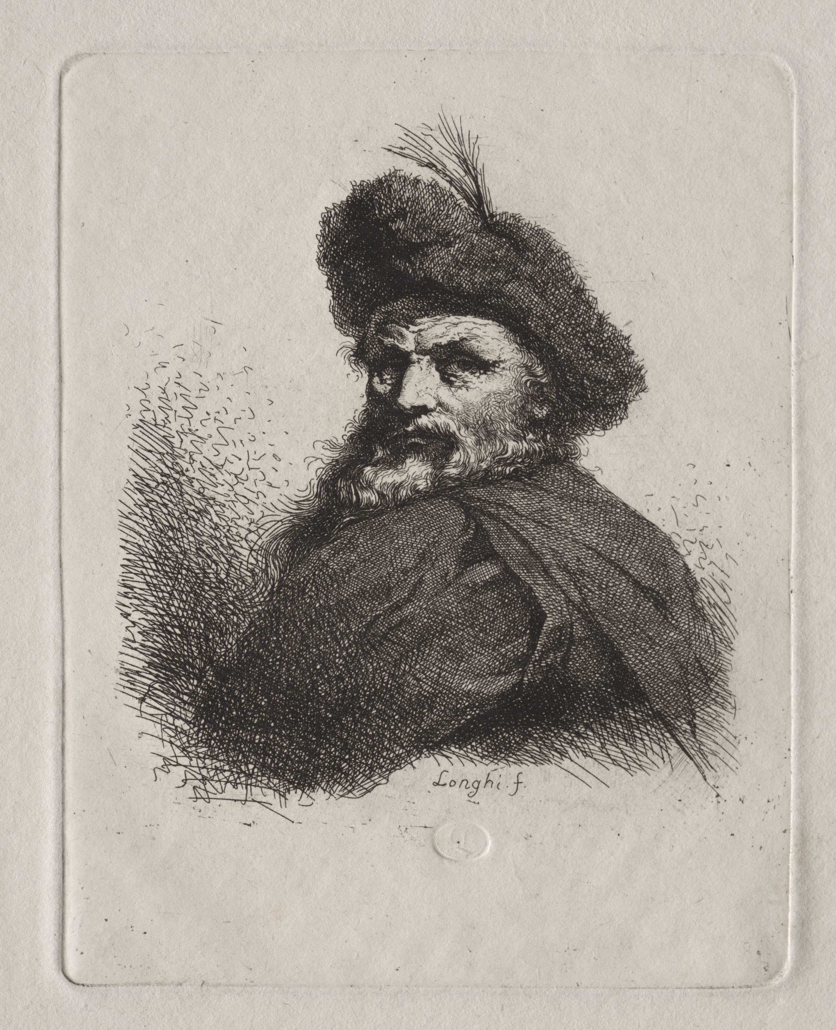 Bust of a Man with a Fur Cap