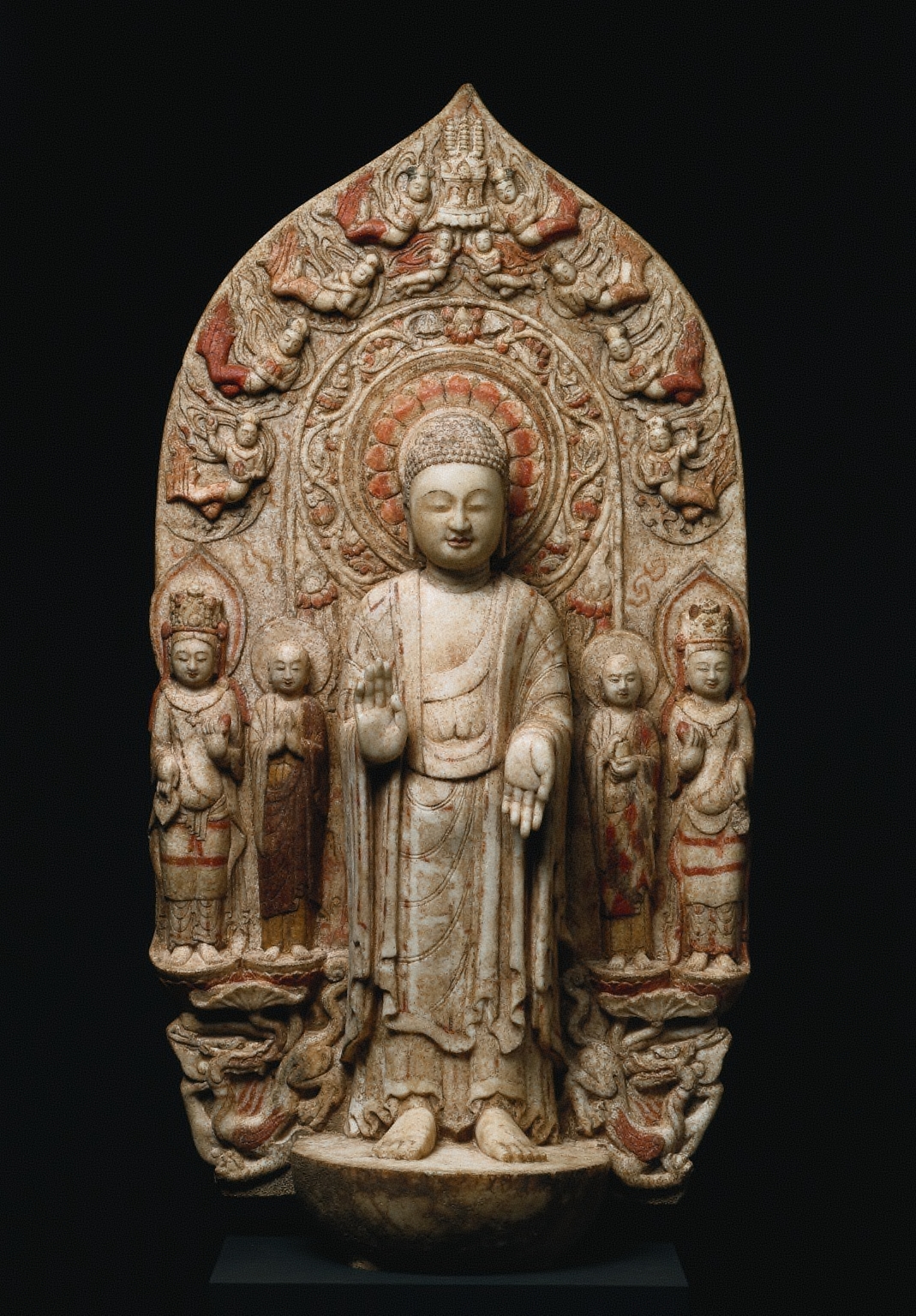 Stele with Shakyamuni and Maitreya