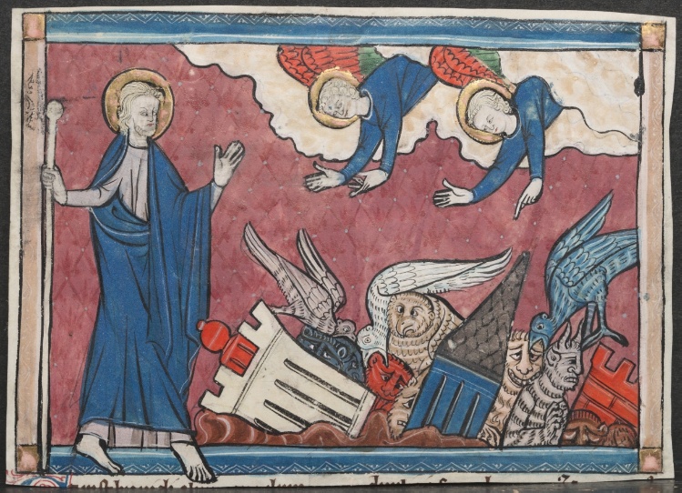 Miniature from a Manuscript of the Apocalypse: The Fall of Babylon