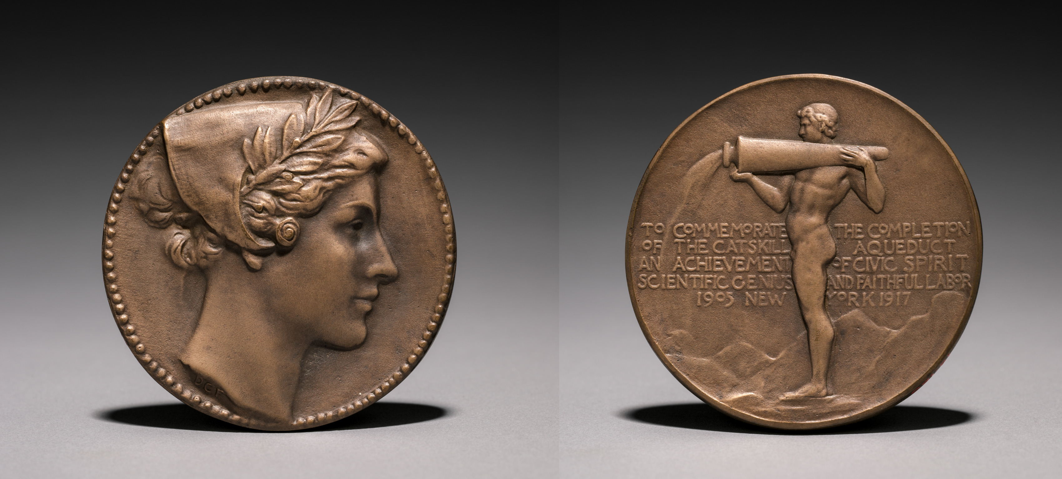 Medal Commemorating the Completion of Catskill Aqueduct