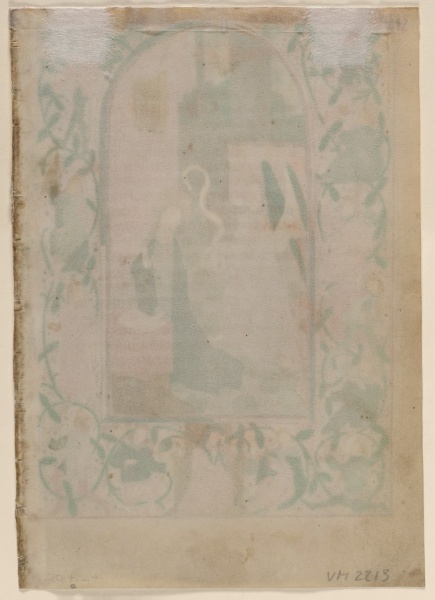 Leaf from a Book of Hours: Blank (verso)