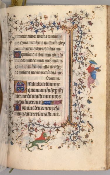 Hours of Charles the Noble, King of Navarre (1361-1425): fol. 228r, Text