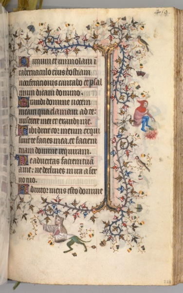 Hours of Charles the Noble, King of Navarre (1361-1425): fol. 224r, Text