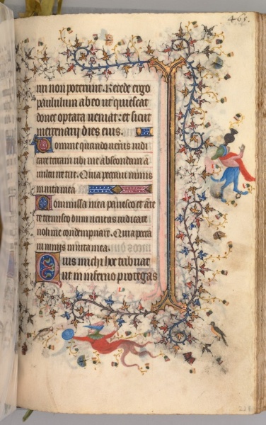 Hours of Charles the Noble, King of Navarre (1361-1425): fol. 227r, Text