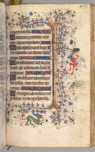 Hours of Charles the Noble, King of Navarre (1361-1425): fol. 223r, Text