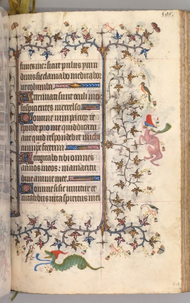 Hours of Charles the Noble, King of Navarre (1361-1425): fol. 247r, Text
