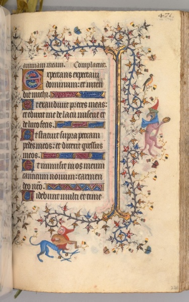 Hours of Charles the Noble, King of Navarre (1361-1425): fol. 230r, Text