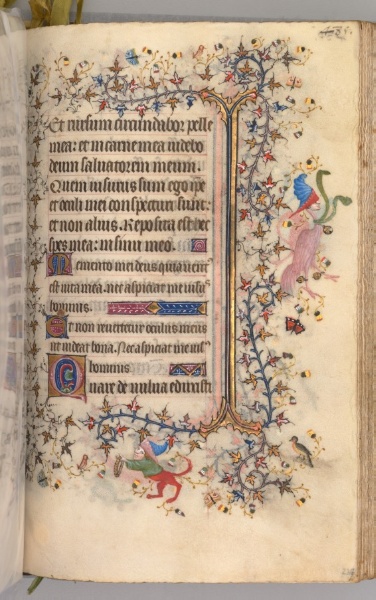 Hours of Charles the Noble, King of Navarre (1361-1425): fol. 237r, Text