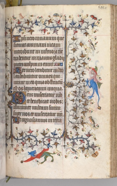Hours of Charles the Noble, King of Navarre (1361-1425): fol. 245r, Text