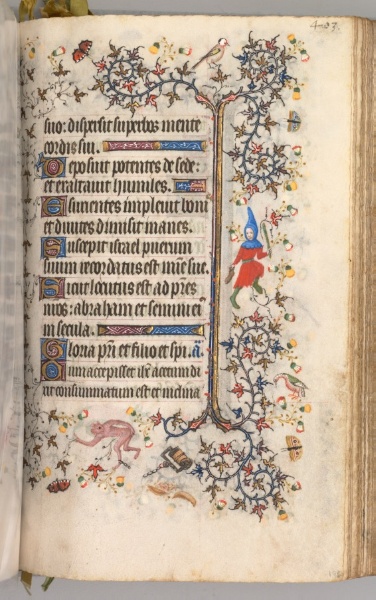 Hours of Charles the Noble, King of Navarre (1361-1425): fol. 196r, Text