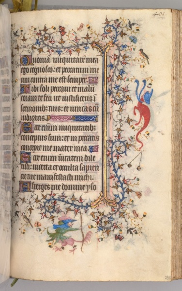 Hours of Charles the Noble, King of Navarre (1361-1425): fol. 240r, Text