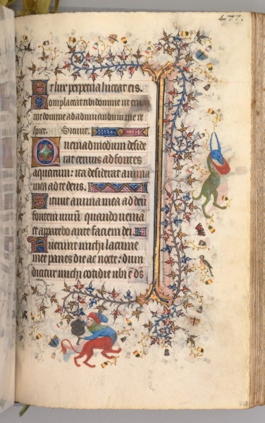 Hours of Charles the Noble, King of Navarre (1361-1425): fol. 233r, Text