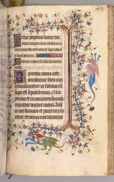Hours of Charles the Noble, King of Navarre (1361-1425): fol. 234r, Text