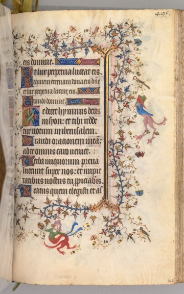 Hours of Charles the Noble, King of Navarre (1361-1425): fol. 242r, Text