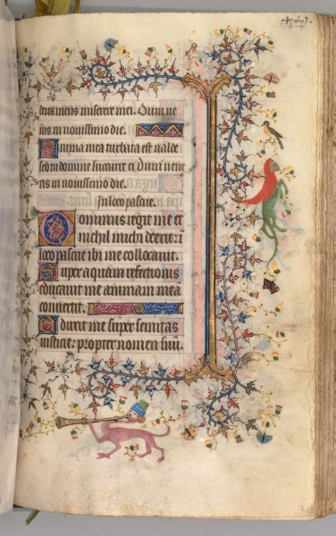 Hours of Charles the Noble, King of Navarre (1361-1425): fol. 219r, Text