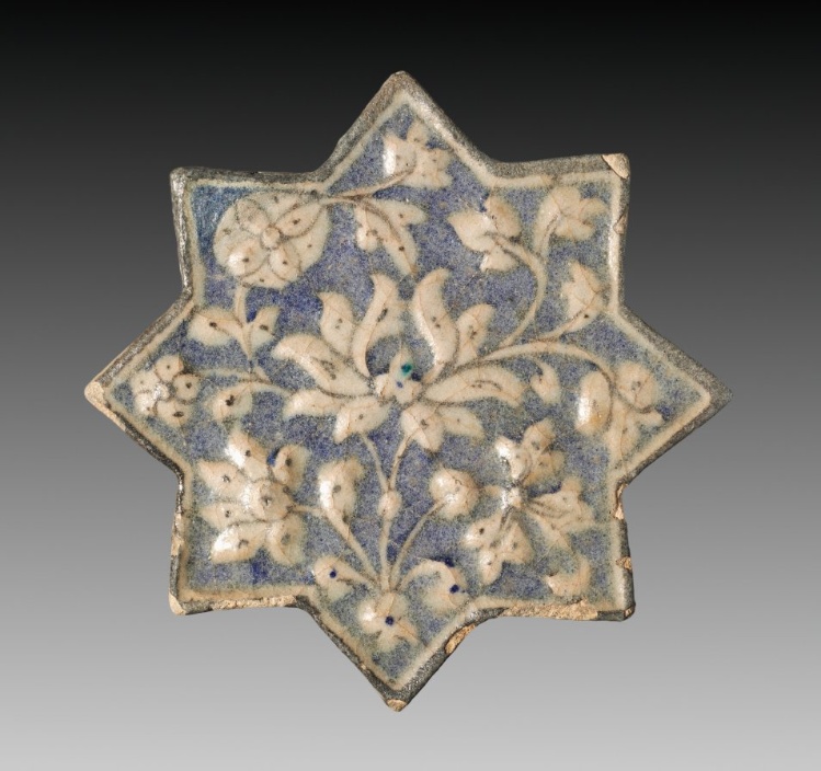 Wall Tile with Lotus Blossom