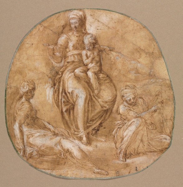Virgin and Child with St. Catherine of Alexandria and Saint Anne (?)