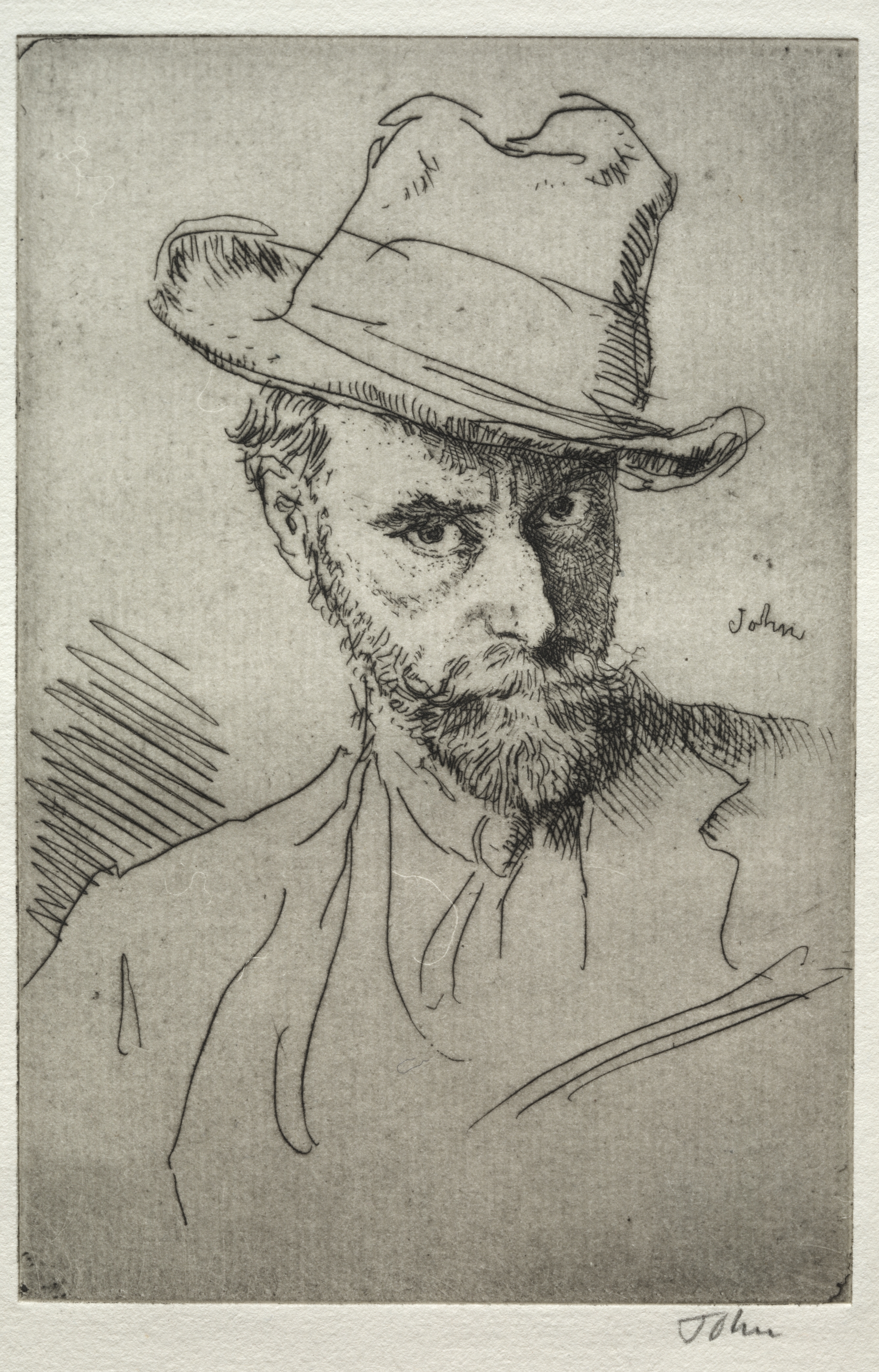 Self-Portrait in a Hat