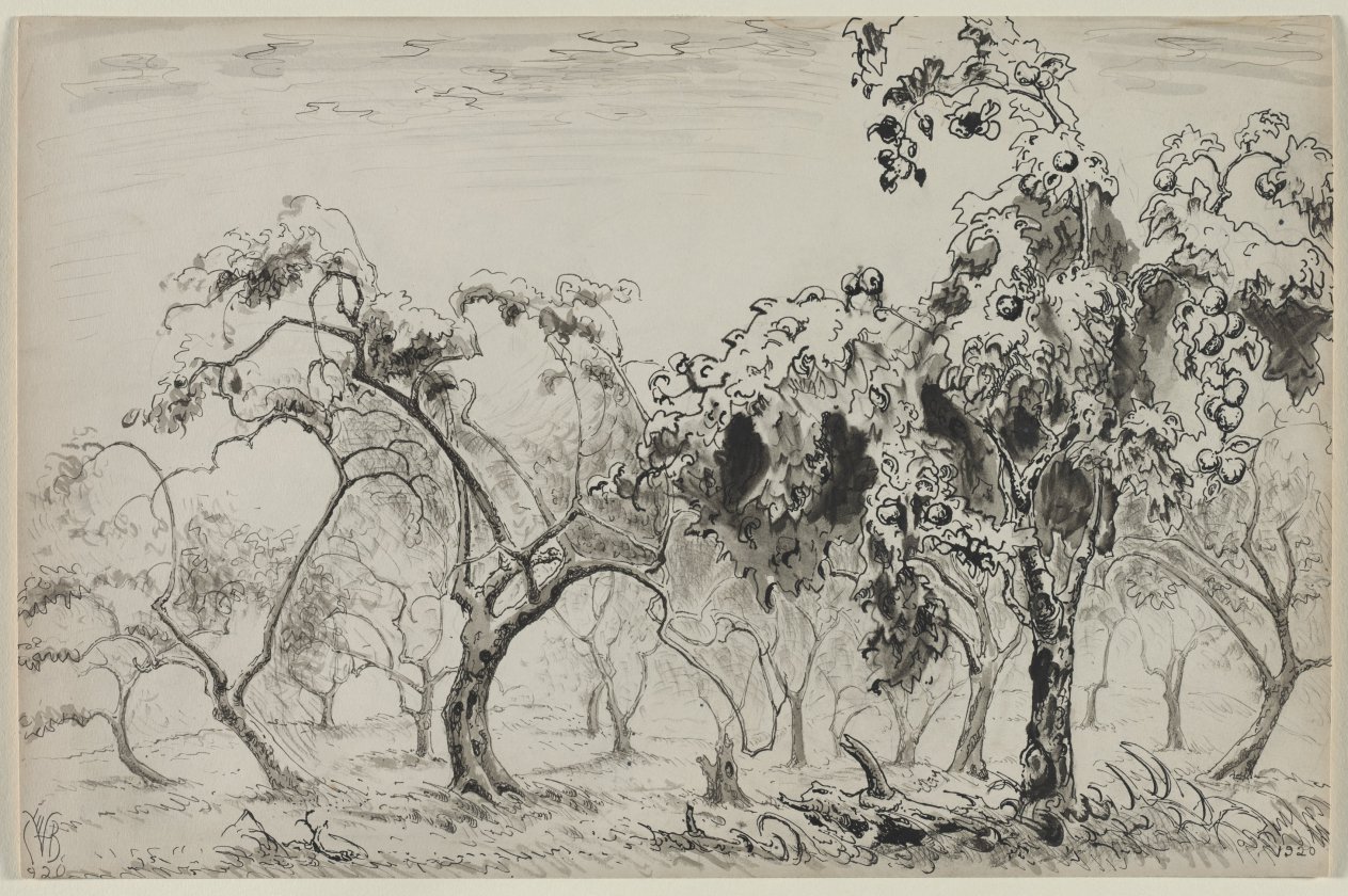Apple Orchard, Charles Burchfield, 1920
