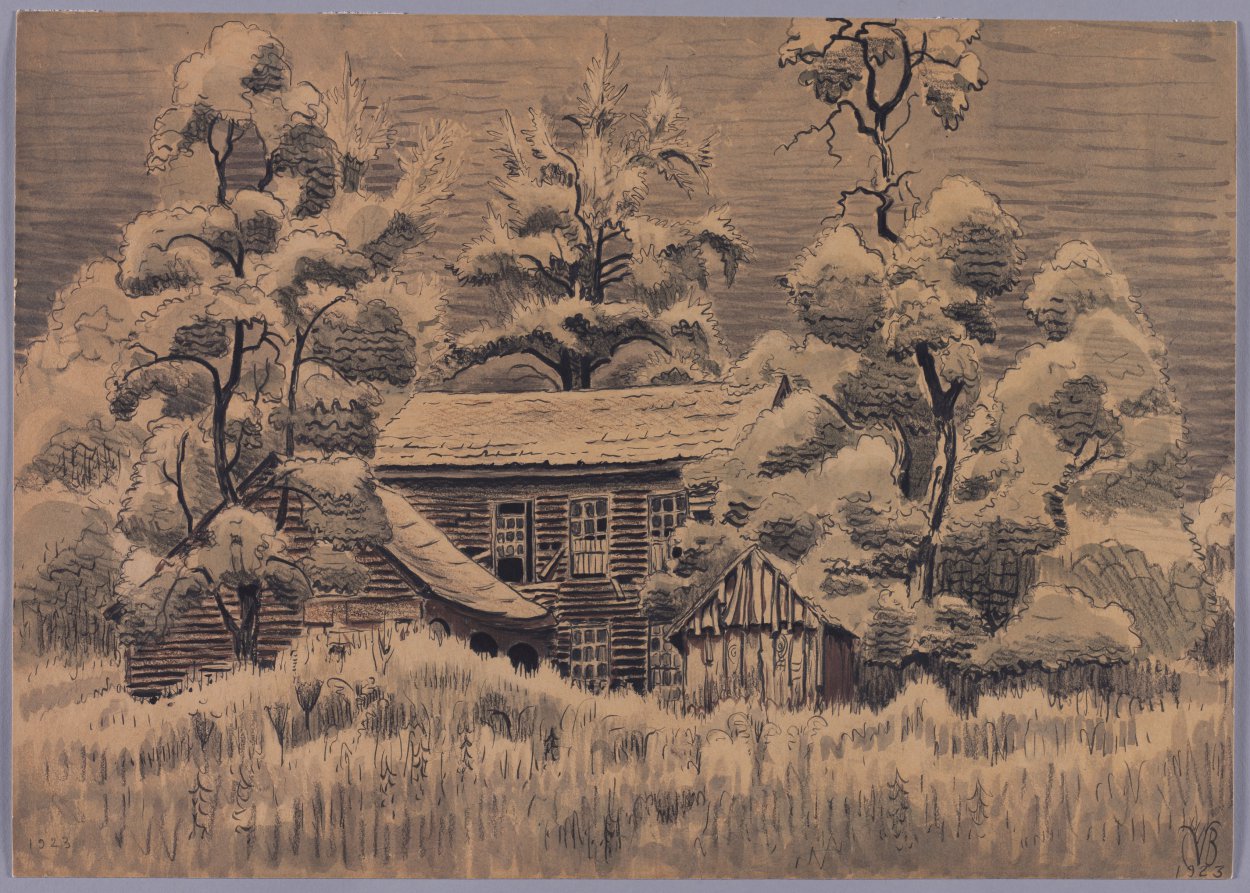 Deserted House, Charles Burchfield, 1923