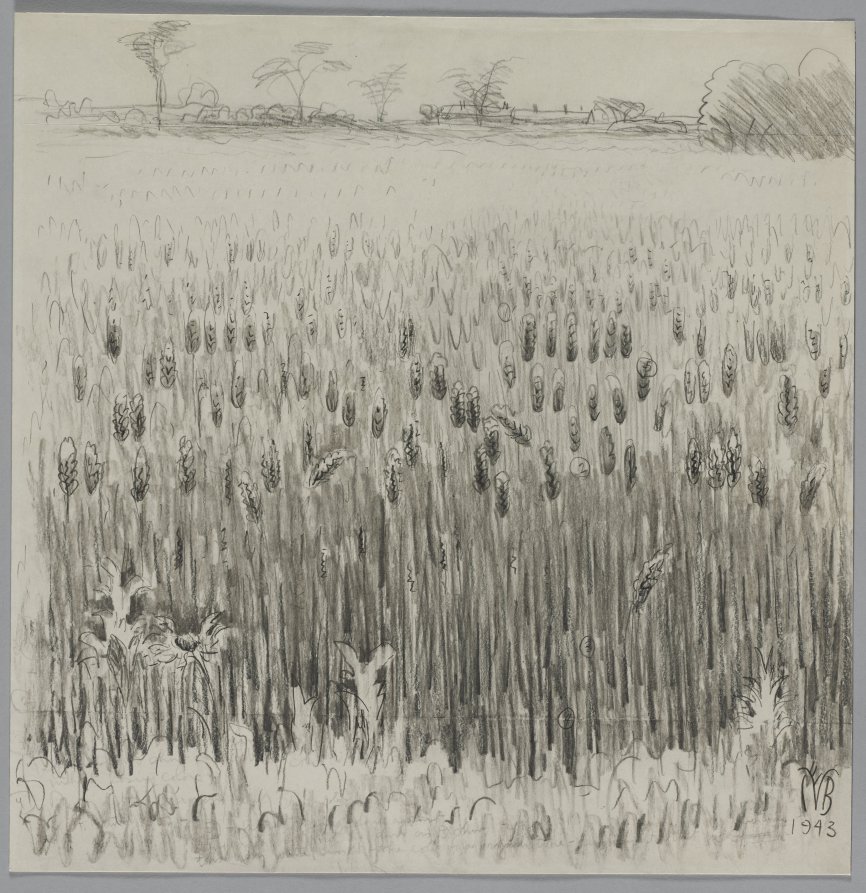 Wheat Field in July, Charles Burchfield, 1943