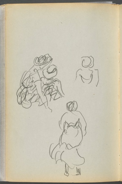 Sketchbook- The Granite Shore Hotel, Rockport, page 172: Figures 