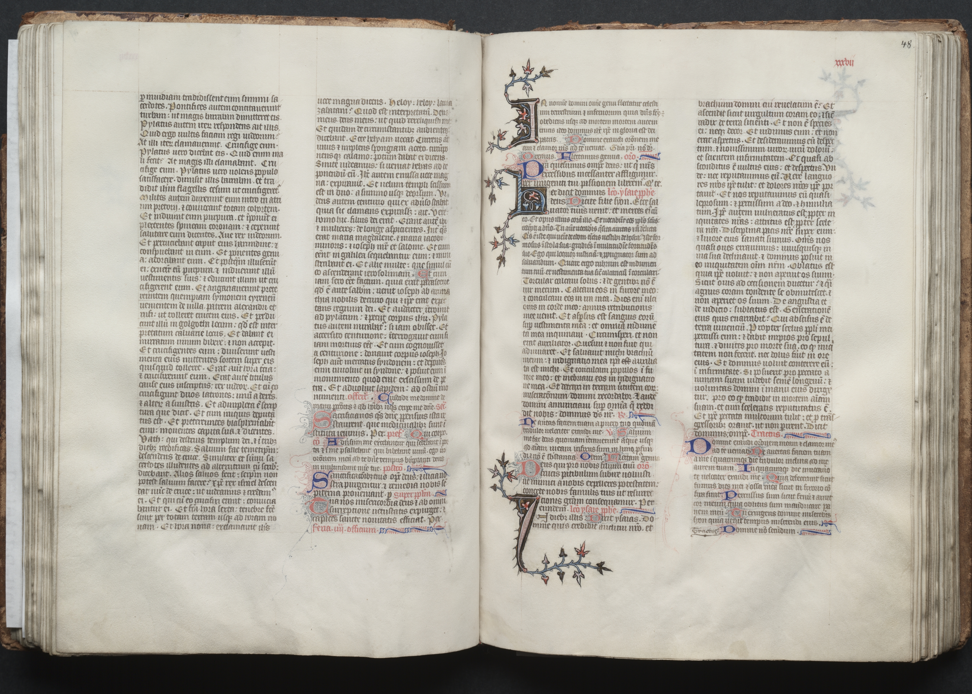 The Gotha Missal:  Fol. 48r, Text