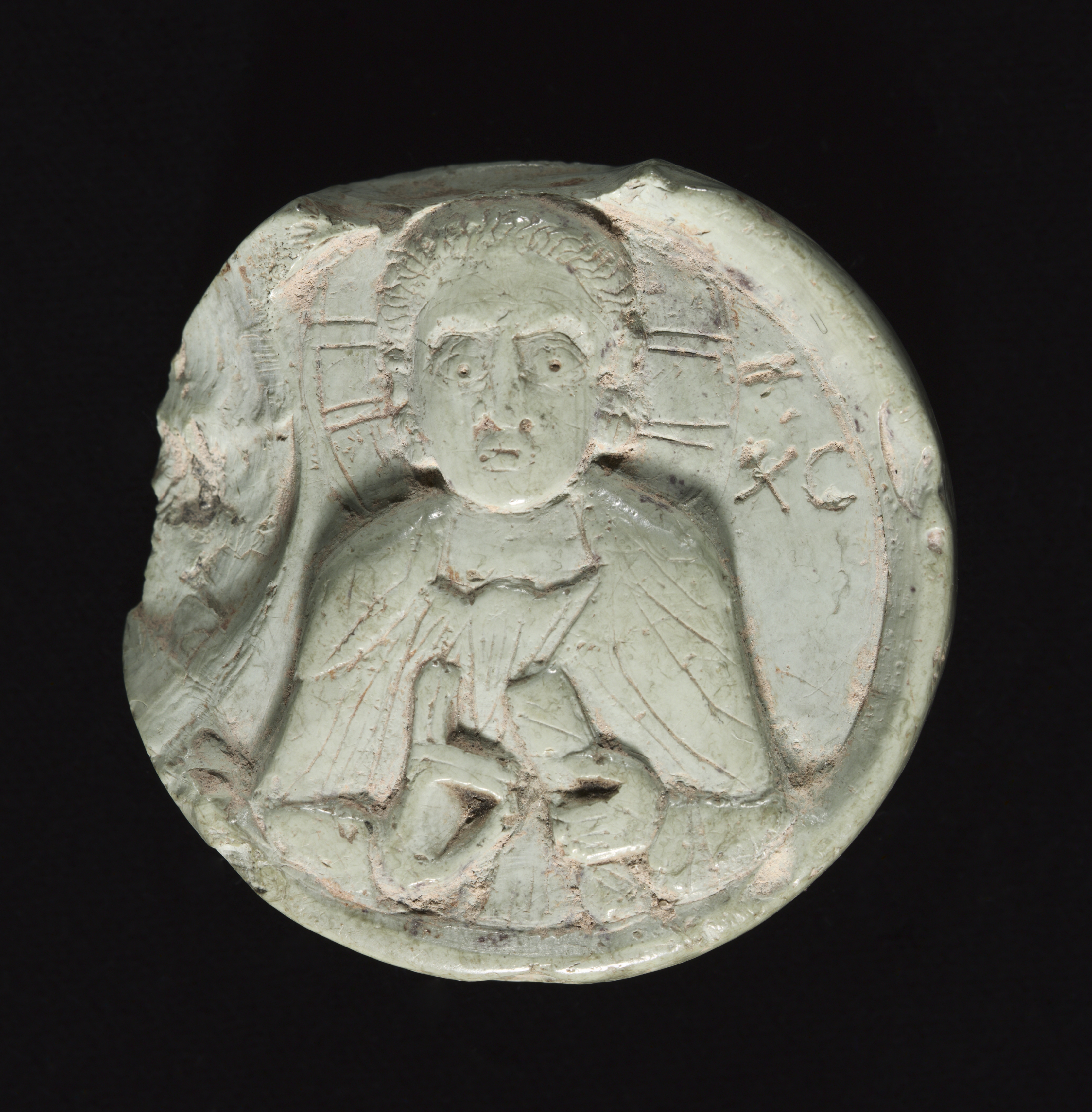 Medallion with Christ