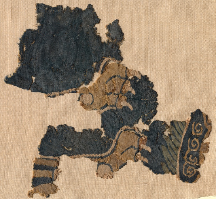 Fragment, probably from a large hanging