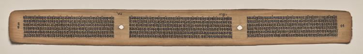 Text, Folio 66 (verso), from a Manuscript of the Perfection of Wisdom in Eight Thousand Lines (Ashtasahasrika Prajnaparamita-sutra)