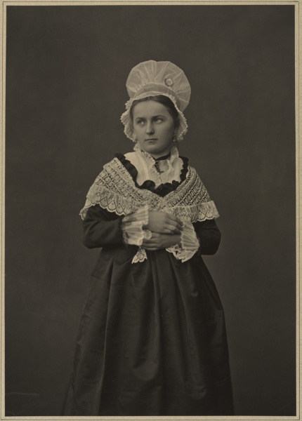 Woman in Lorraine Dress