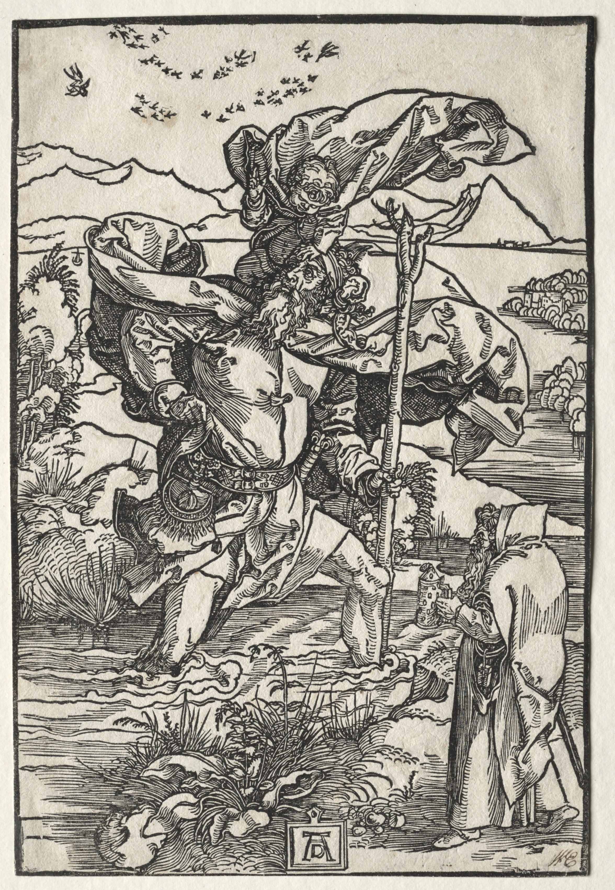 St. Christopher with the Birds