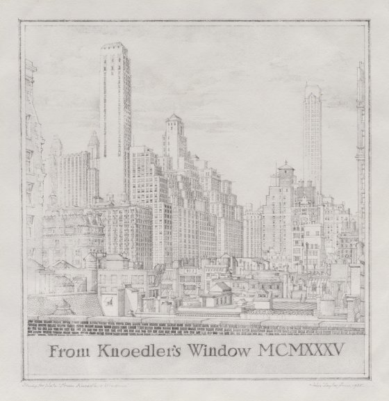 New York Series Commission From Knoedler's Window, MCMXXXV
