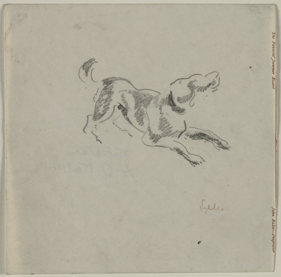 Sketch of a Dog, Henry Keller, c. 1891–1949