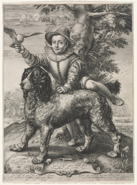 Portrait of Frederick de Vries and His Dog