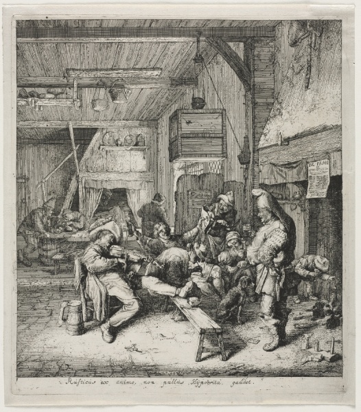 Violin Player Seated in the Inn