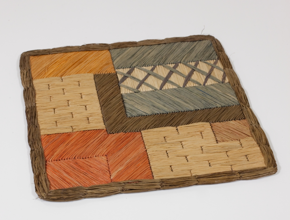 Rustaa Raffia Mat Raffia Mat Austria, 20th century | Cleveland Museum of Art