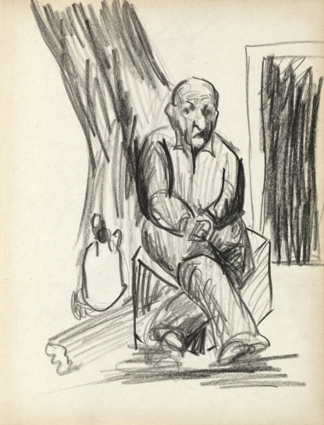 "Old Man": From Sketchbook No.1, p. 47