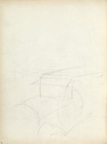 Sketchbook No. 1, page 56: Car