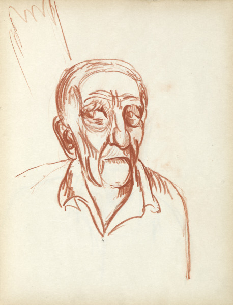 Sketchbook #1: Portrait of a Man (page 41)