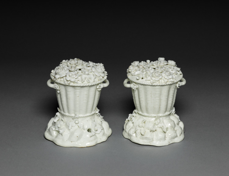 Pair of Potpourri Vases with Covers