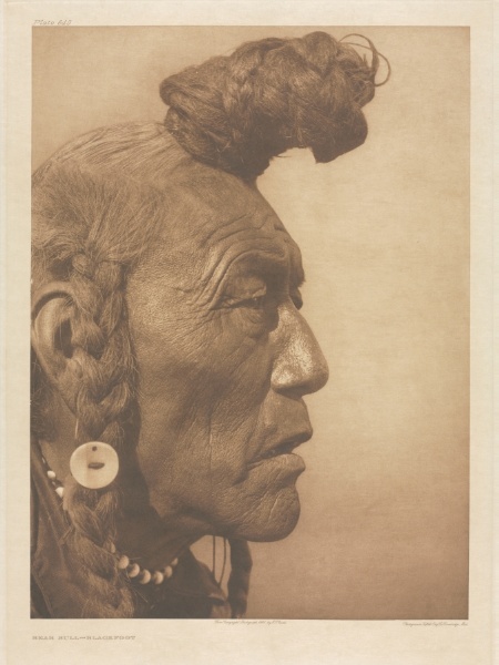 Portfolio XVIII, Plate 640: Bear Bull - Blackfoot
