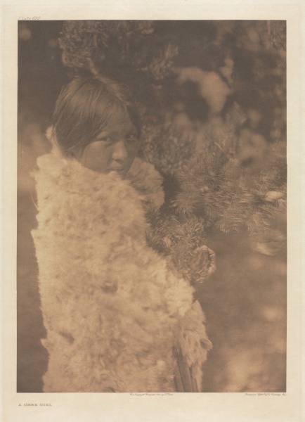 Portfolio XVIII, Plate 622: A Cree Girl