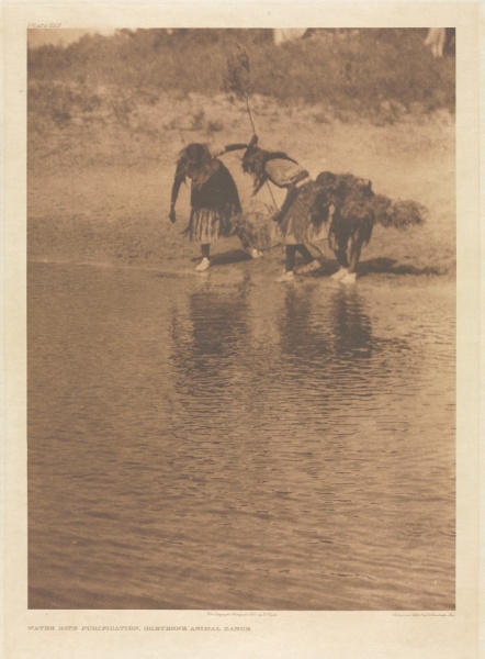 Portfolio XIX, Plate 662: Water Rite Purification, Cheyenne Animal Dance