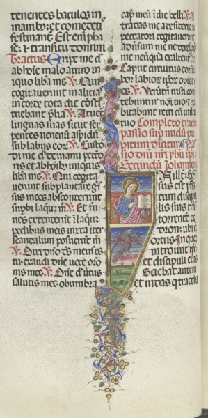Missale: Fol. 141v: Saint John with Eagle