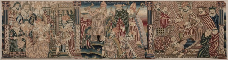 Sections of an Embroidered Frieze