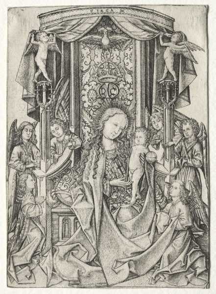 Madonna Enthroned with Eight Angels