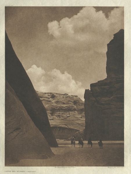 Portfolio I, Plate 29: The Cañon del Muerto-Navaho