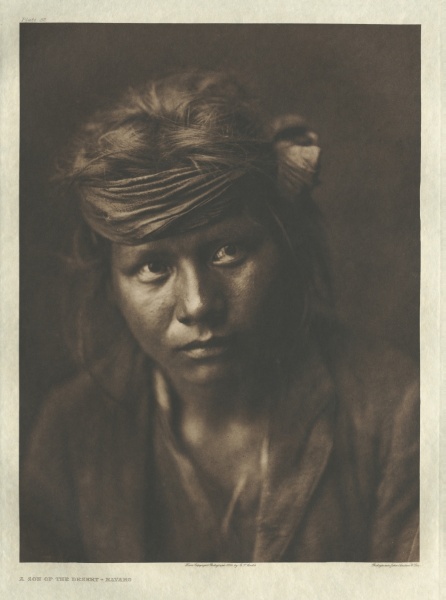 Portfolio I, Plate 32: A Son of the Desert - Navaho
